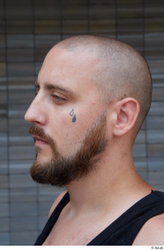 Head Man White Tattoo Casual Average Street photo references